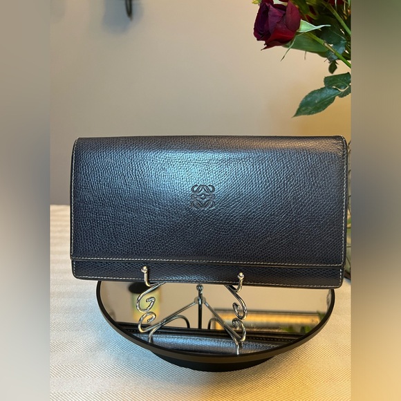 Loewe Handbags - LOEWE Long Continental Leather Wallet